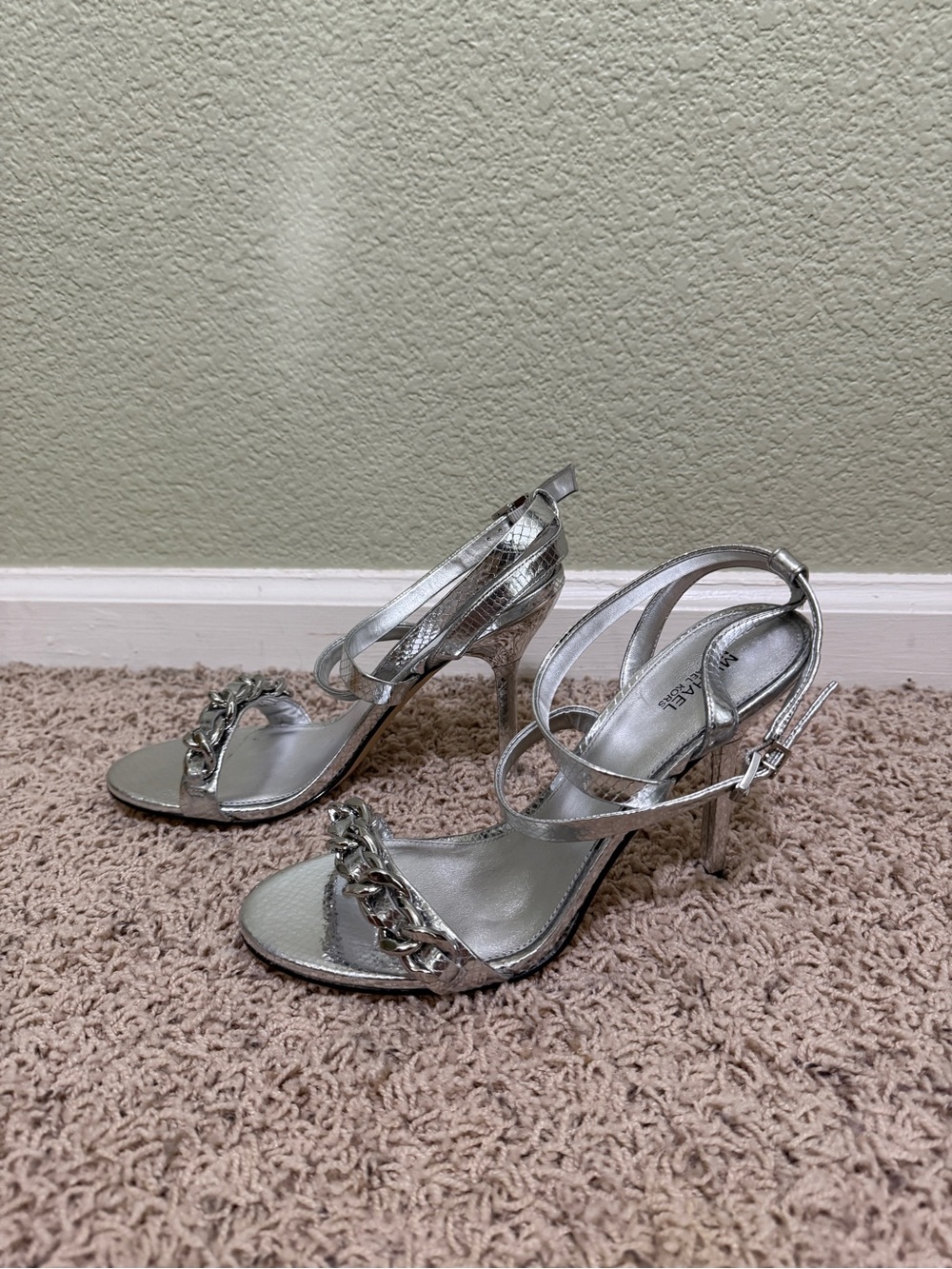 MICHAEL Kors Silver heels